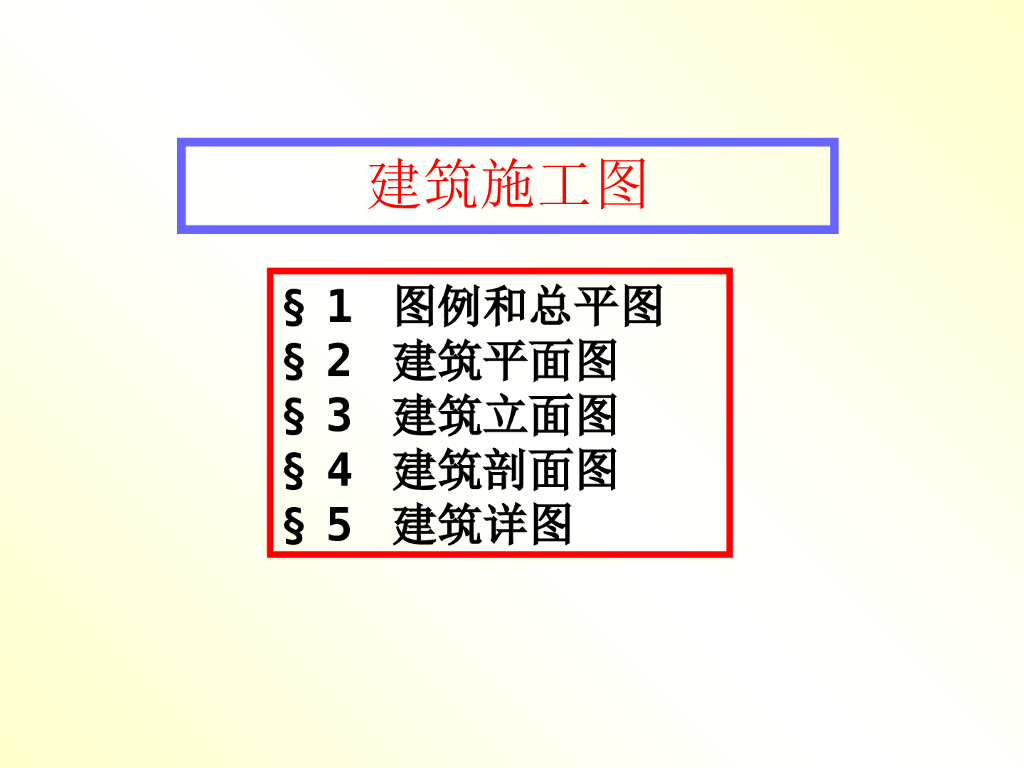建筑、结构施工图识图_各种图示符号详解