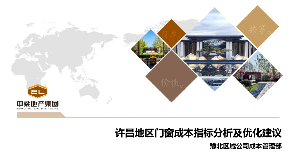 门窗成本指标分析及优化建议（PDF，28P）