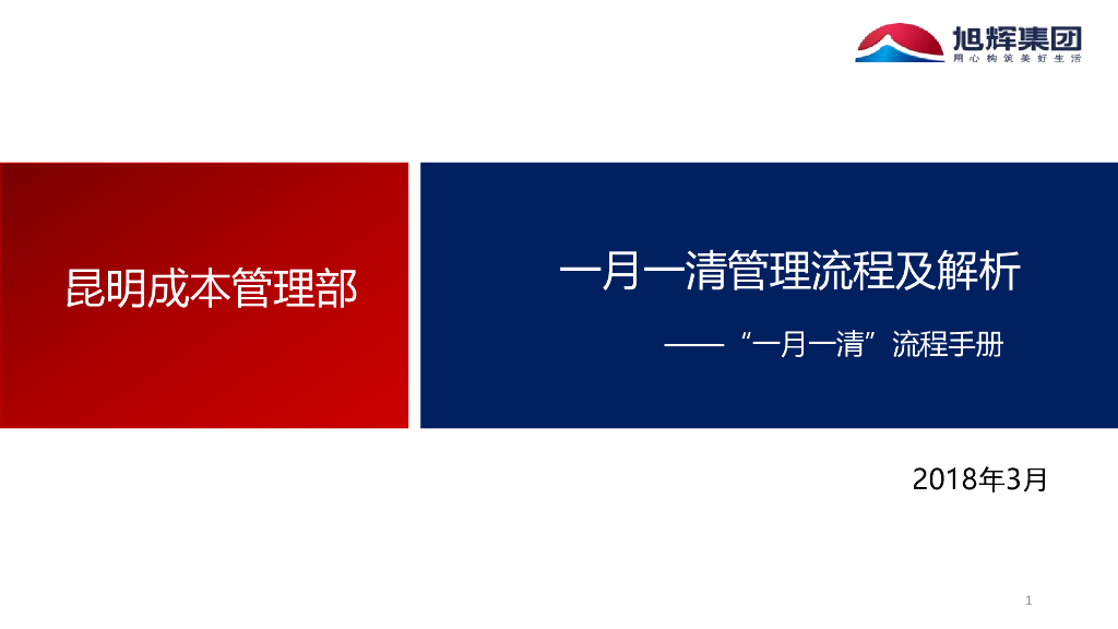 一月一清管理流程及解析课件