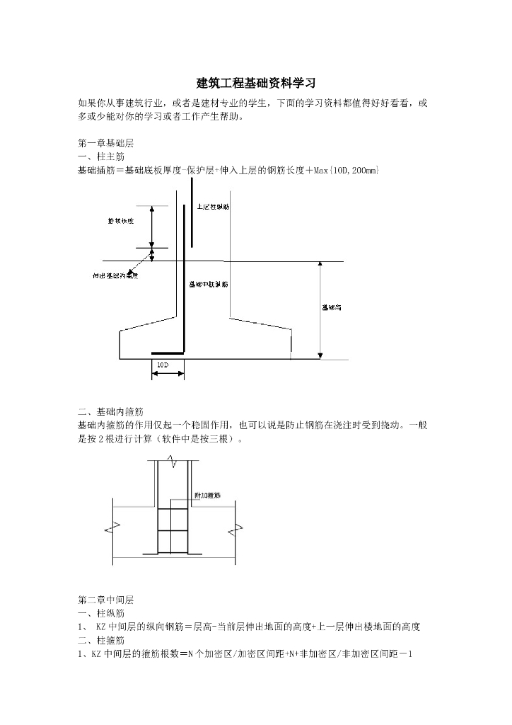 建筑工程基础资料学习