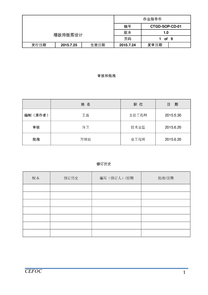 墙板排版图设计作业指导书
