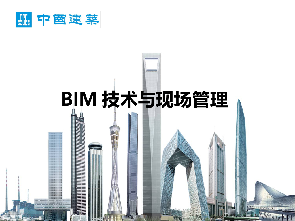 BIM技术与施工现场管理培训（含案例）