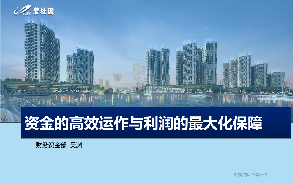 知名地产资金高效运作与利润最大化保障