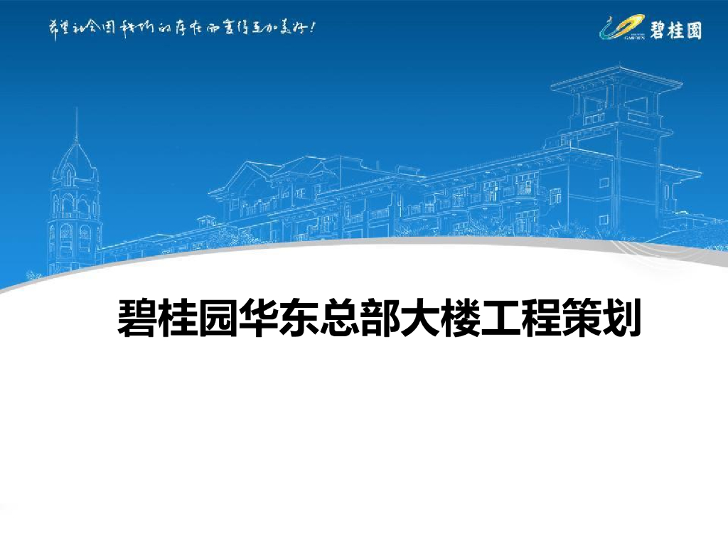 知名地产总部大楼总承包工程策划（102页）