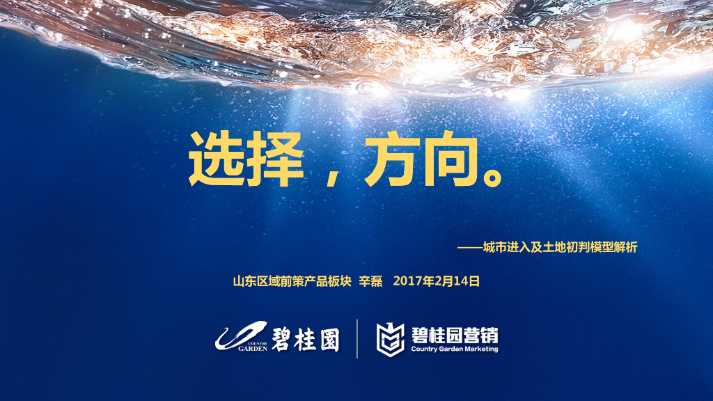 城市进入及土地初判模型解析