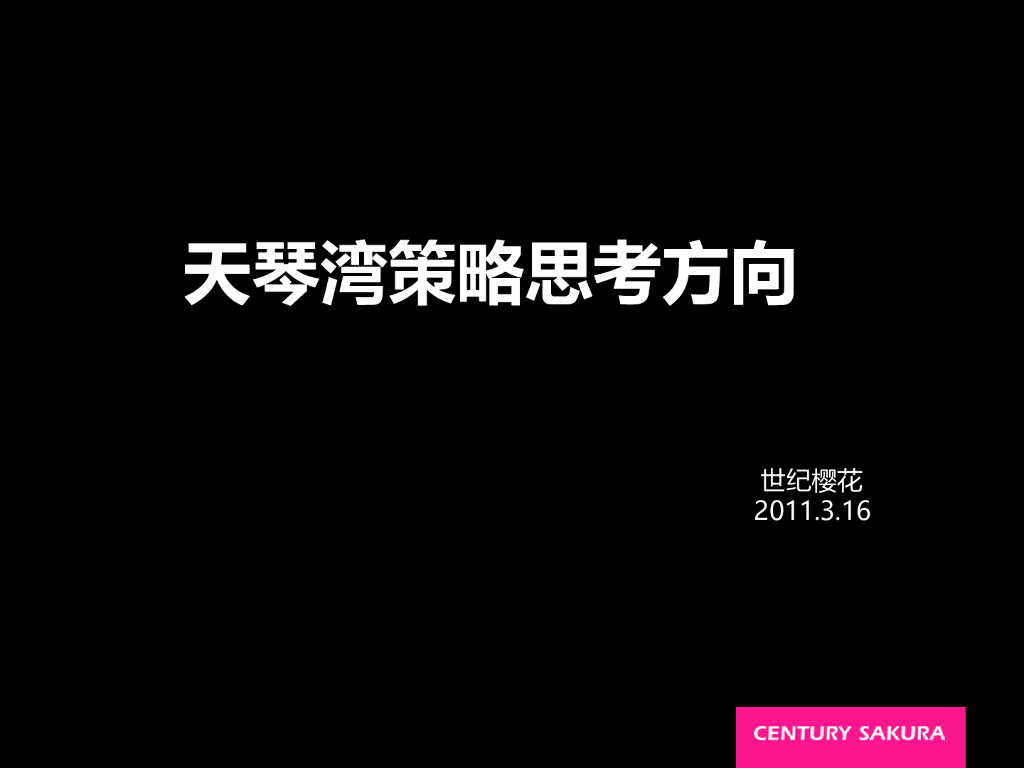 某科天琴湾策略思考方向（共98页）