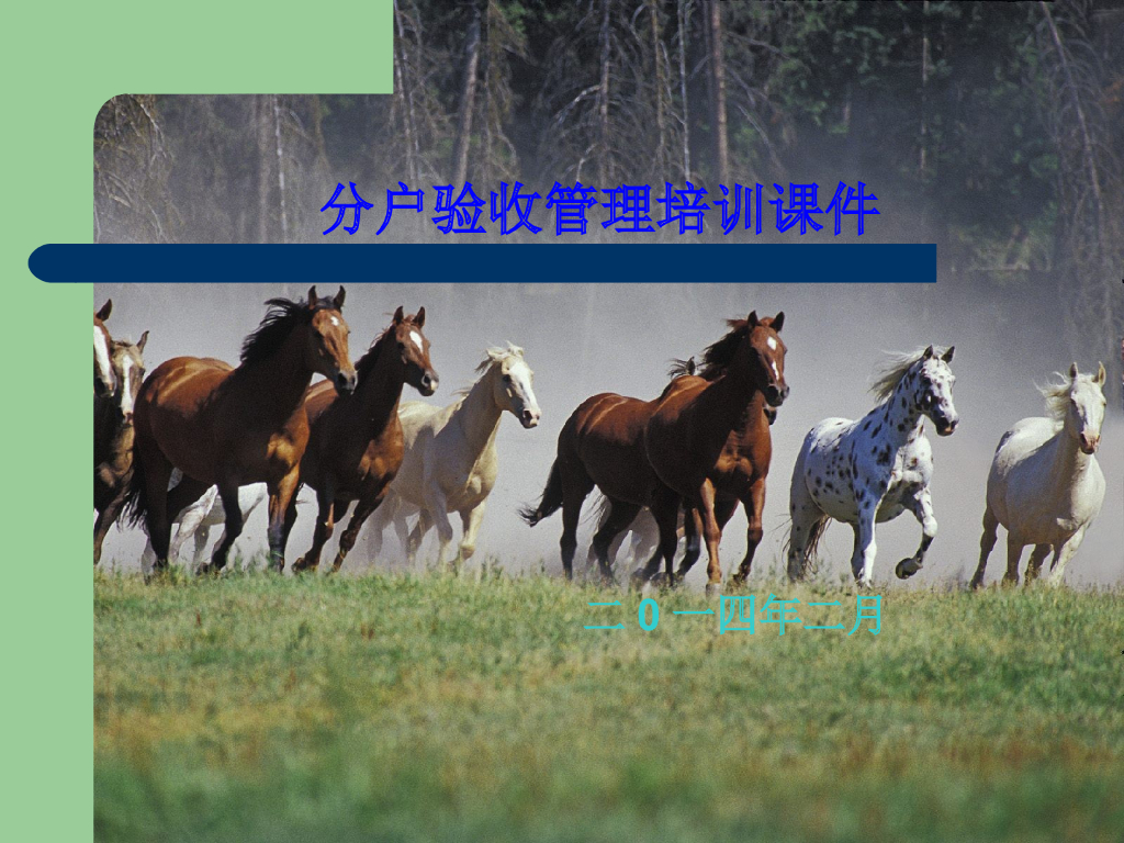 住宅工程分户验收管理培训讲义（156页）