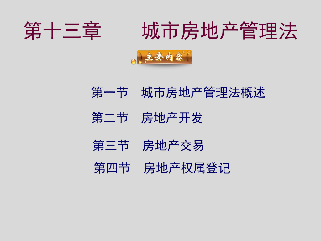 城市房地产管理法（共59页）