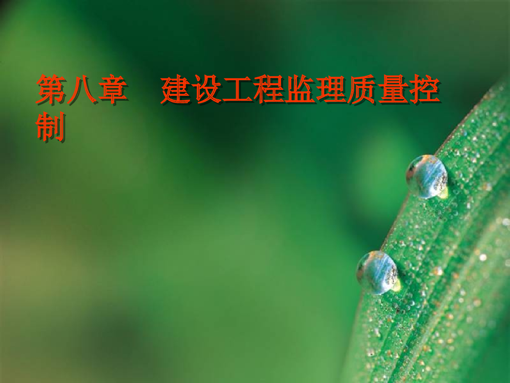 建设工程监理质量控制PPT精讲（共75页）