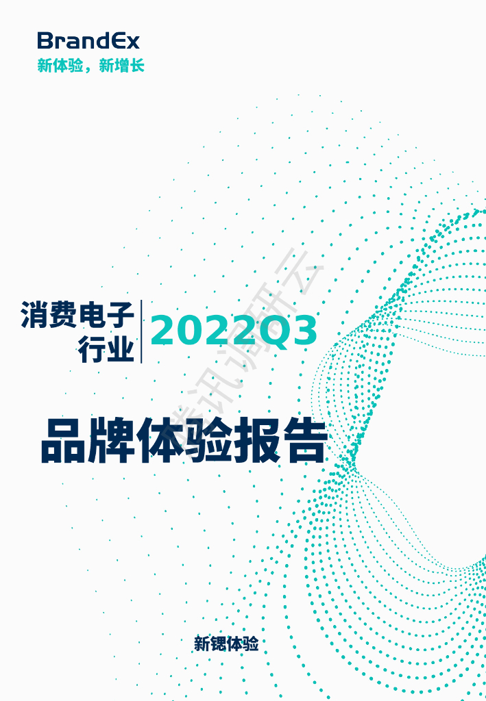 新锶体验：2022Q3消费电子行业品牌体验报告