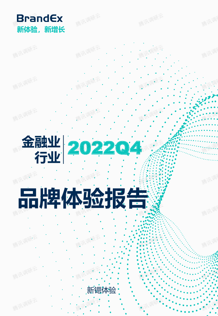 新锶体验：2022Q4金融行业品牌体验报告