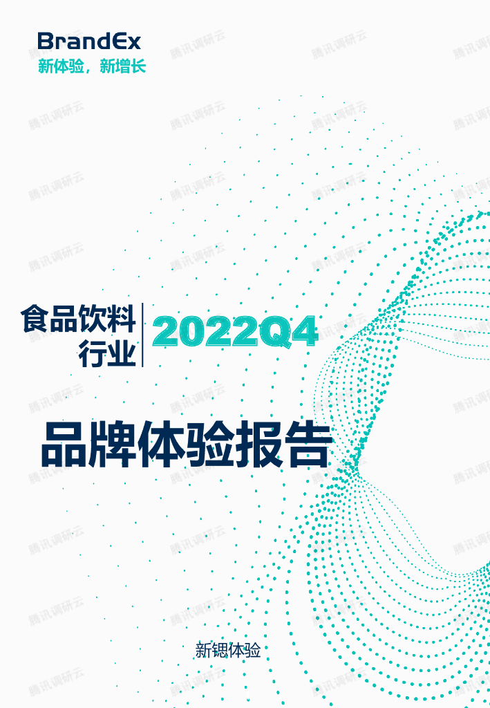 新锶体验：2022Q4食品饮料行业品牌体验报告
