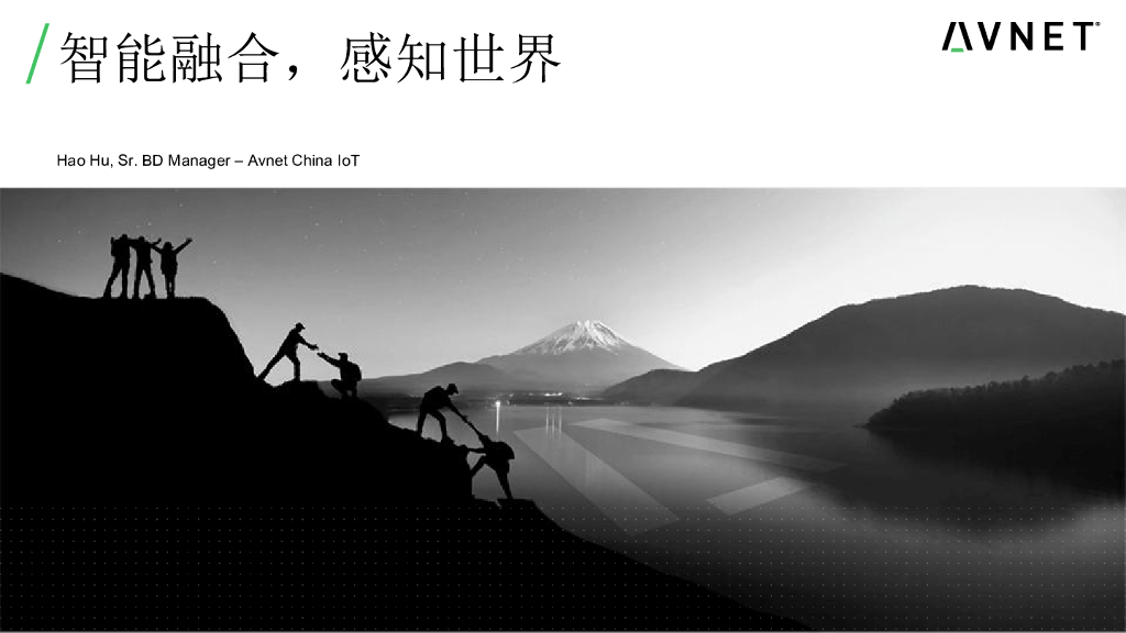 安富利：智能融合，感知世界
