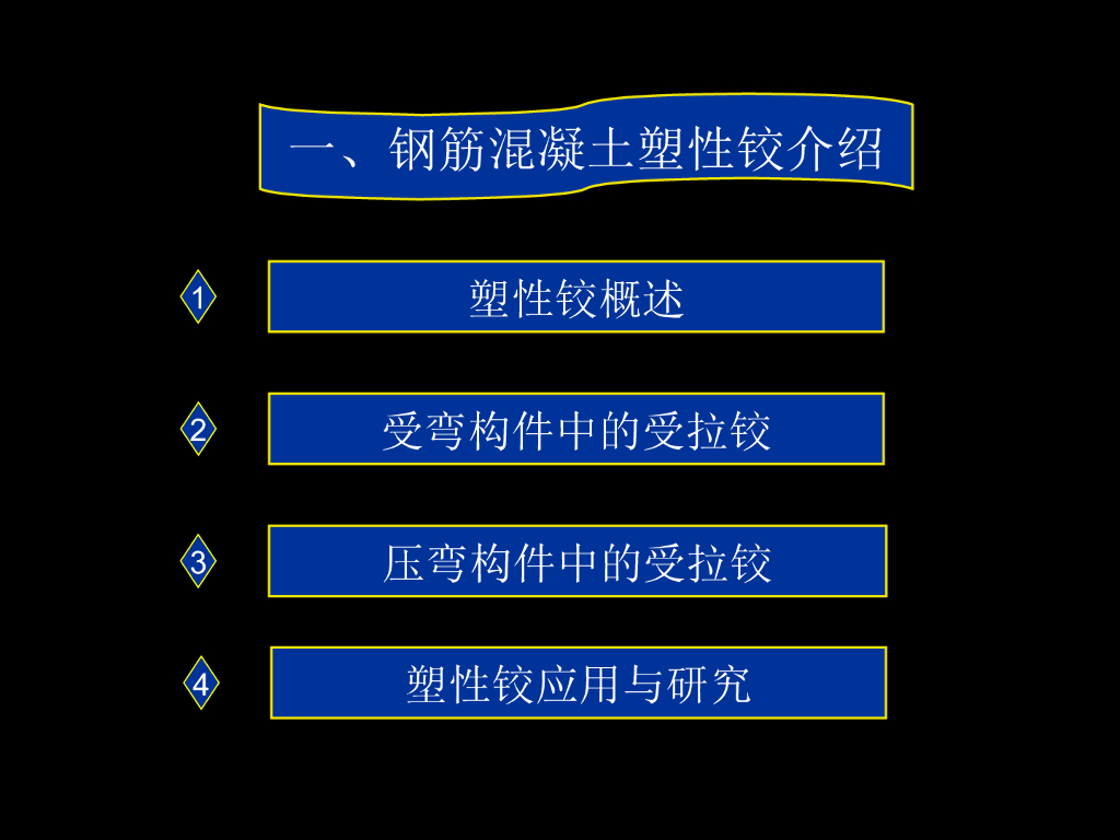钢筋混凝土塑性铰介绍、应用与研究