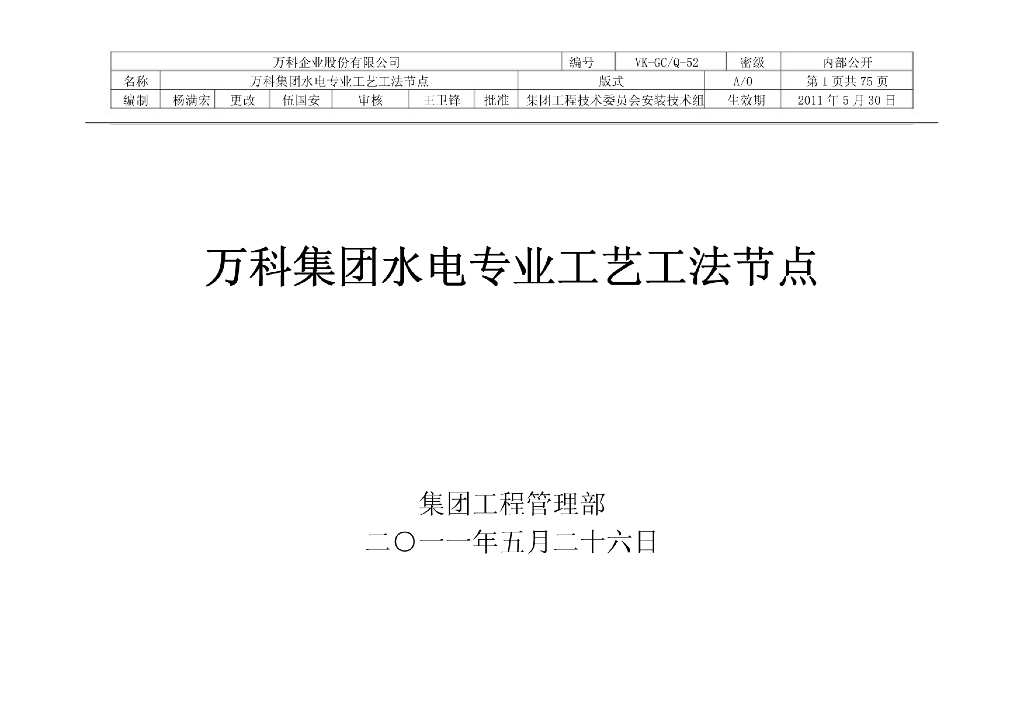 知名地产集团★水电专业工艺工法节点