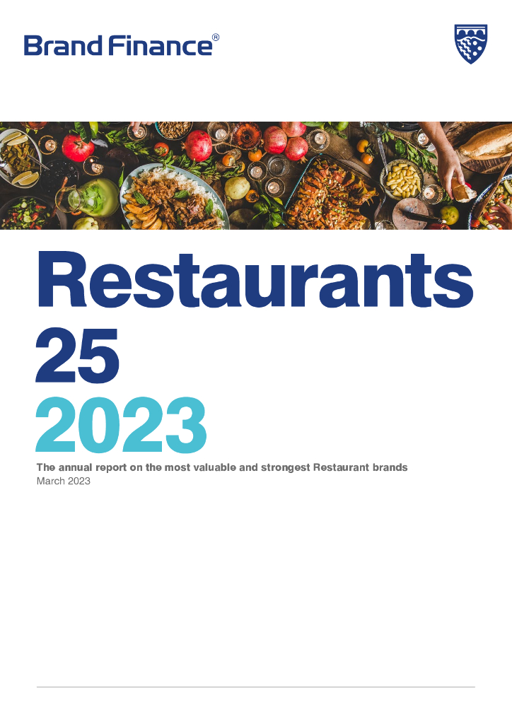 Brand Finance：2023年餐饮品牌25强（英文版）
