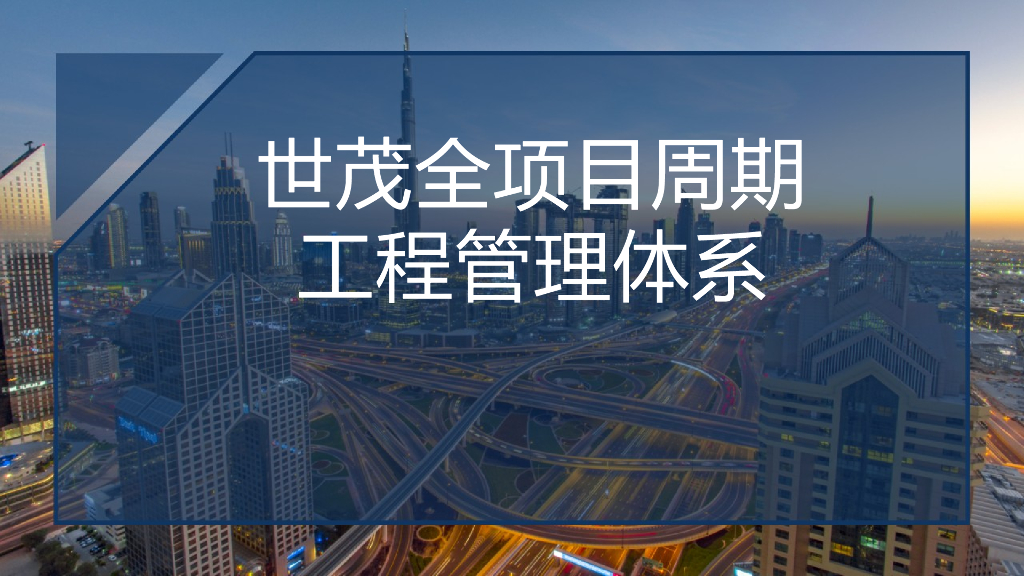 全项目周期工程管理体系