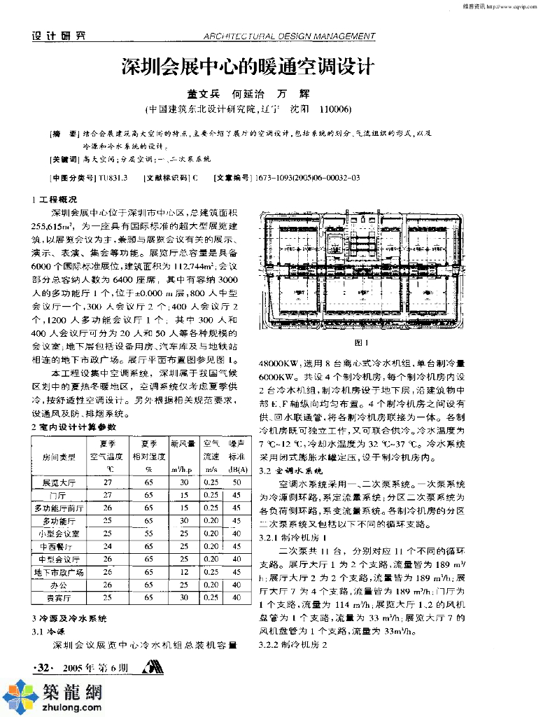 [深圳]会展中心的暖通空调设计分析