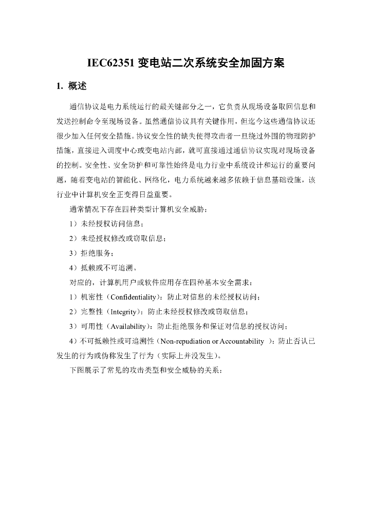 变电站二次系统安全加固方案 32页