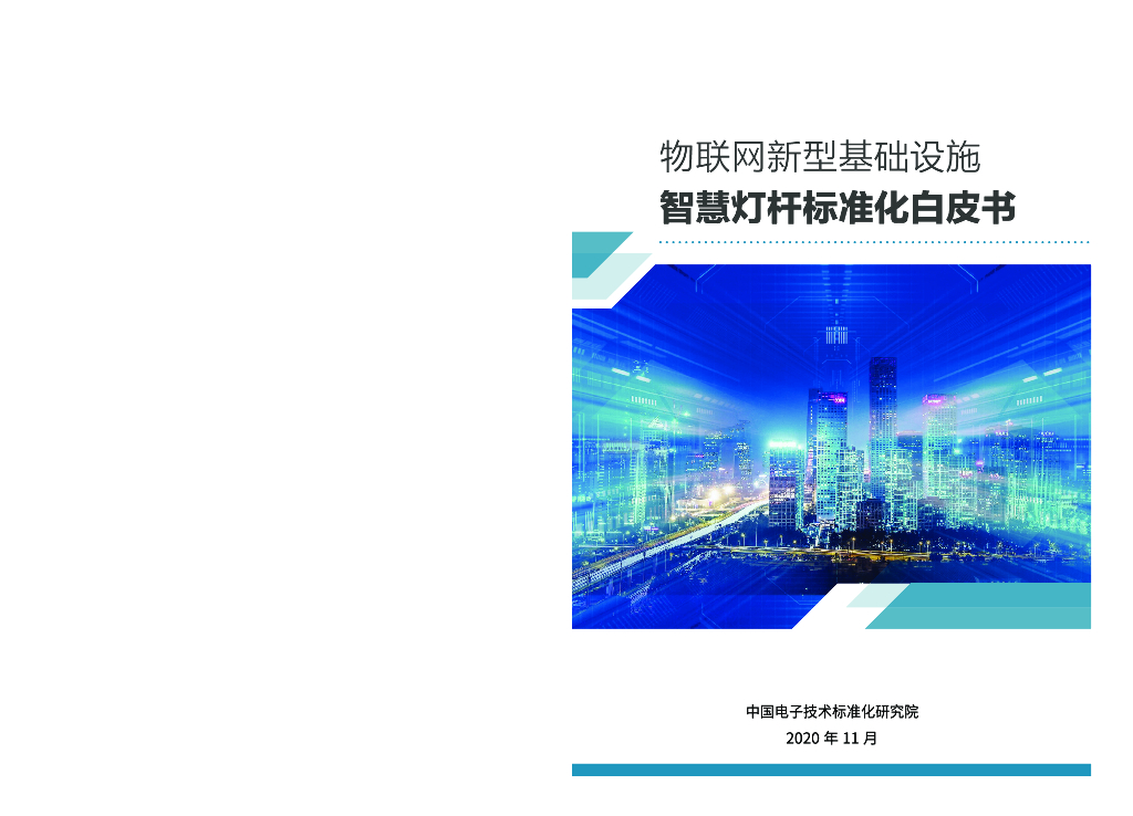 物联网新型基础设施智慧灯杆标准书 2020.11