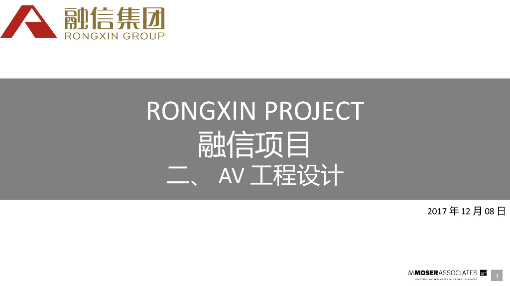 知名地产AV工程设计汇报