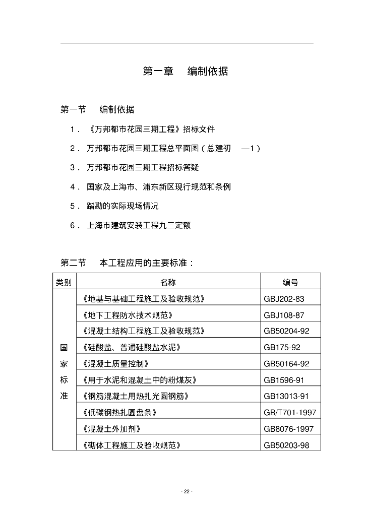 上海住宅小区施工组织设计  122页