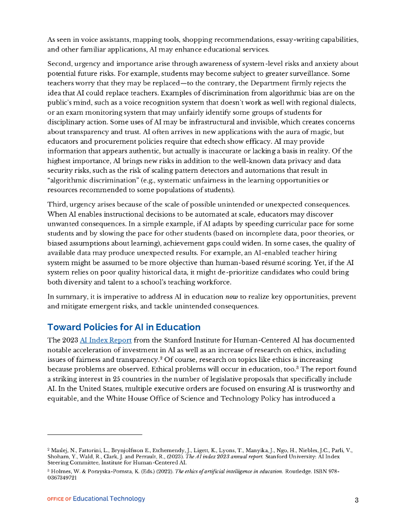 美国教育技术办公室：人工智能与教学的未来（英文版）_第7页