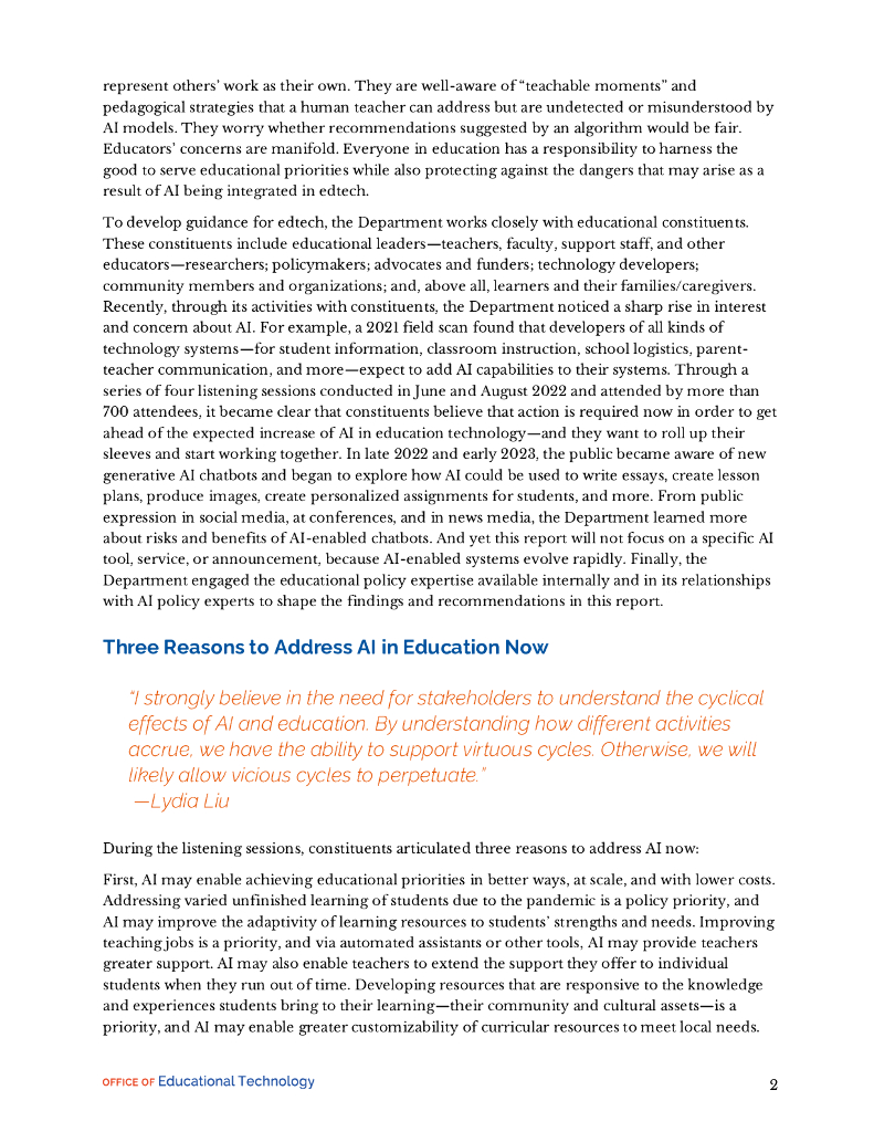 美国教育技术办公室：人工智能与教学的未来（英文版）_第6页