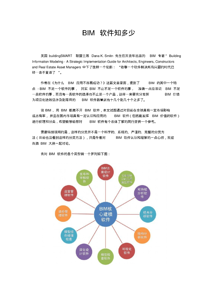 BIM核心建模软件知多少