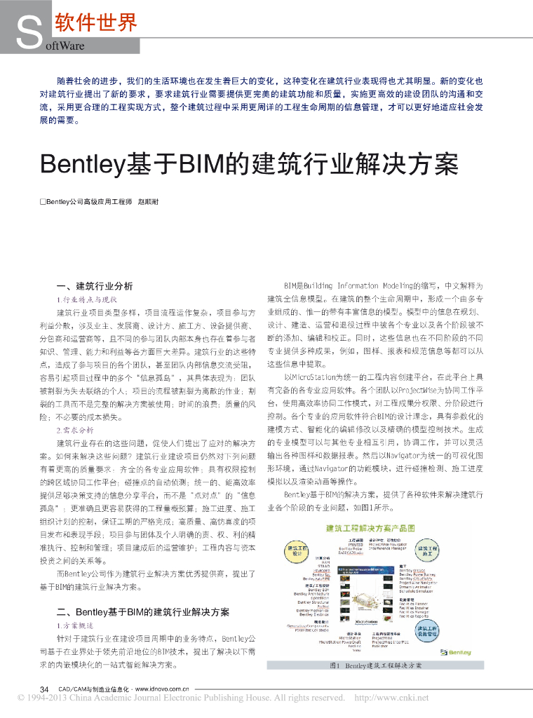Bentley基于BIM的建筑行业解决方案