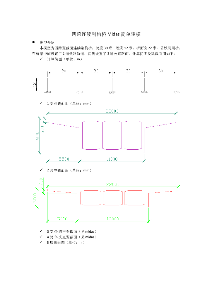 Midas-civil-有限元-简单建模-桥梁