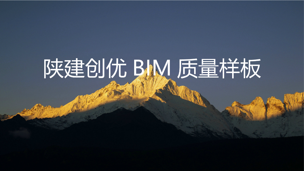施工单位BIM质量样板应用PPT（165页）