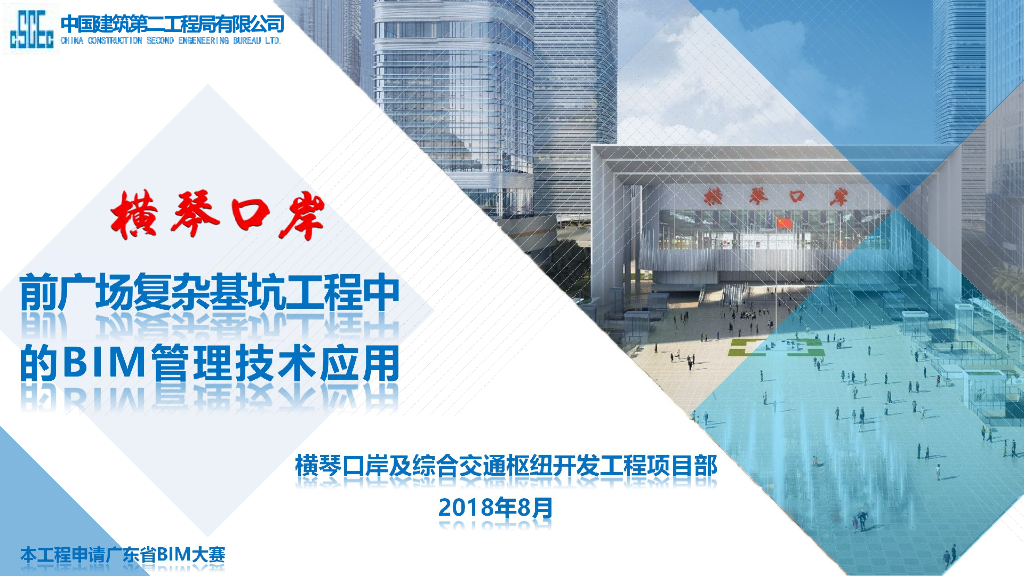 广场基坑工程BIM管理技术应用（55页）