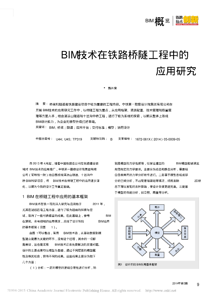 BIM技术在铁路桥隧工程中的应用