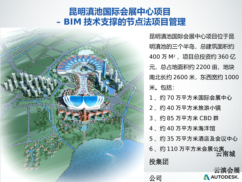 昆明滇池国际会展中心BIM技术支撑的节点法项目管理