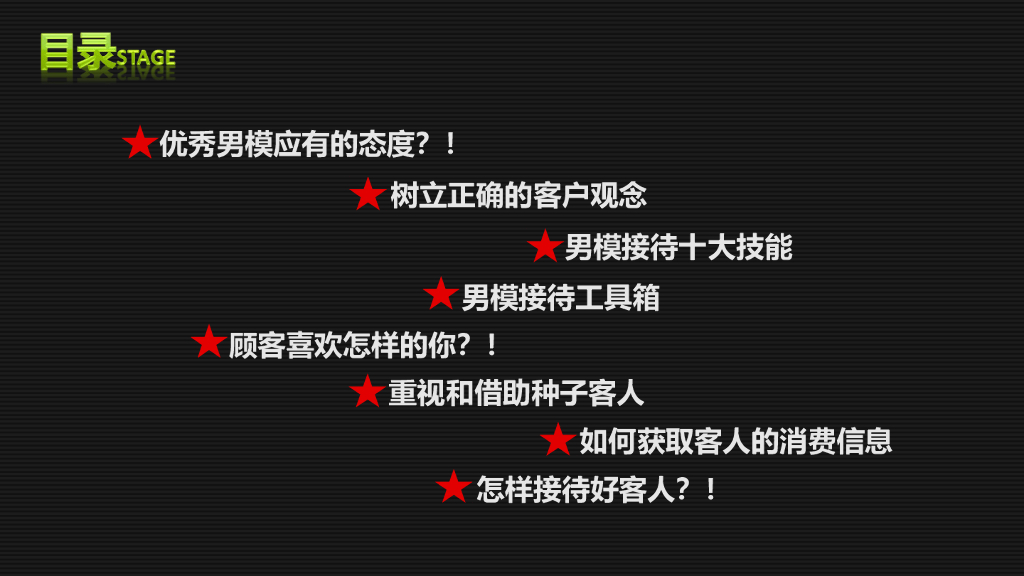 男模营销接待知识与技巧v2023_第9页