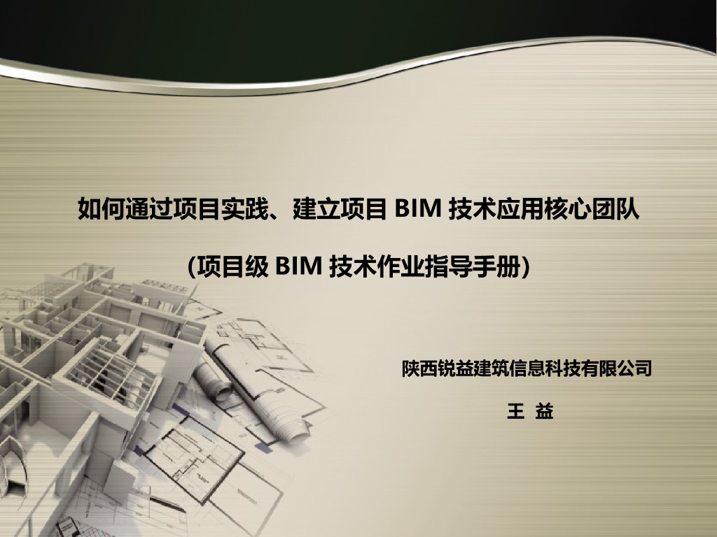 项目实践BIM技术应用核心团队建立培训