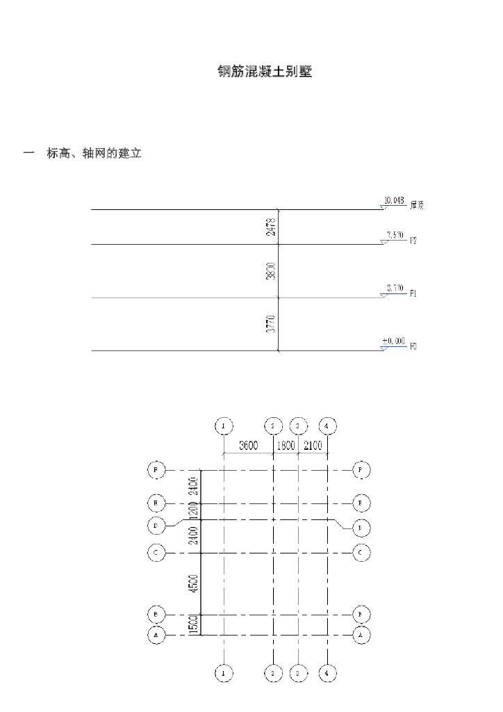 Revit结构钢筋混凝土别墅教程