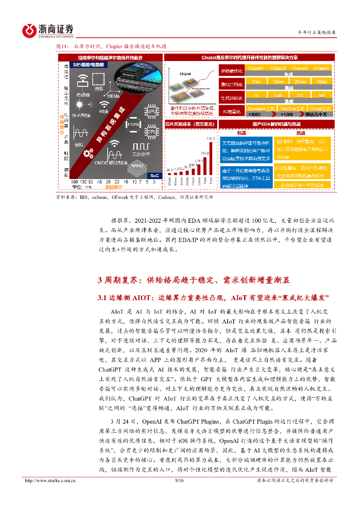 浙商证券：电子+半导体行业2023中期策略：人工智能由云至端，自主可控先进突破_第9页