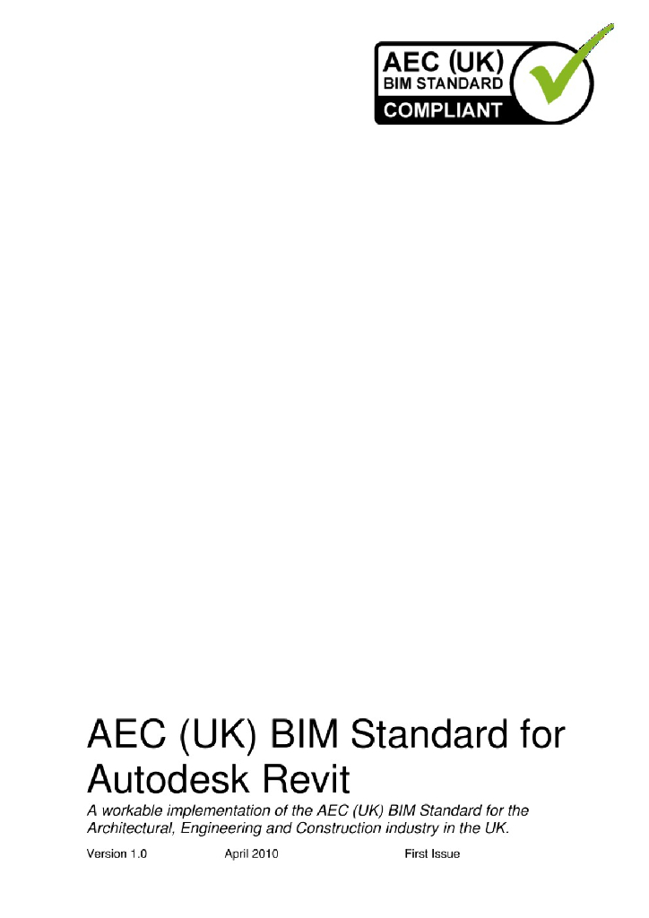 英国BIM实施标准（使用Revit平台）全英文版