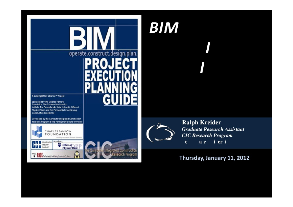 BIM项目执行规划向导-全英文版