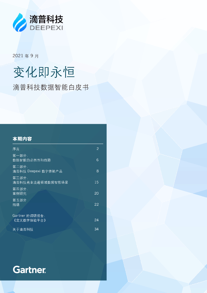 滴普科技&Gartner：数据智能白皮书
