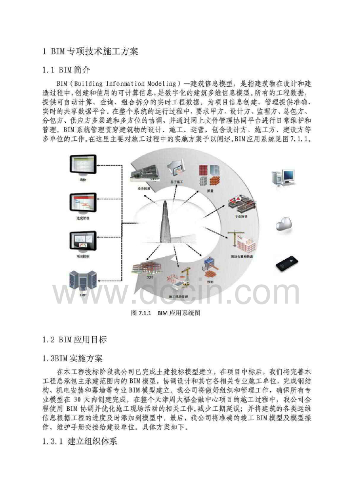 BIM专项技术施工方案