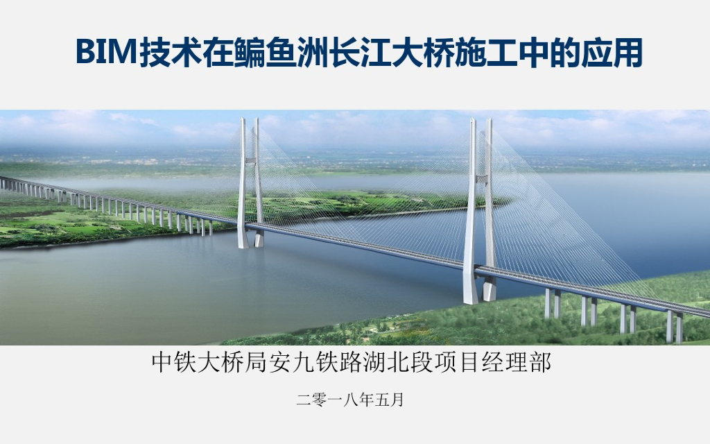 BIM技术在鳊鱼洲长江大桥施工的应用