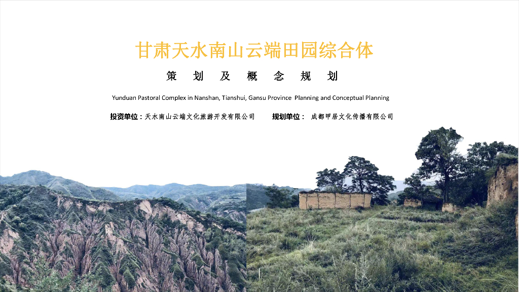 [甘肃]某市乡村振兴策划及概念规划文本PDF