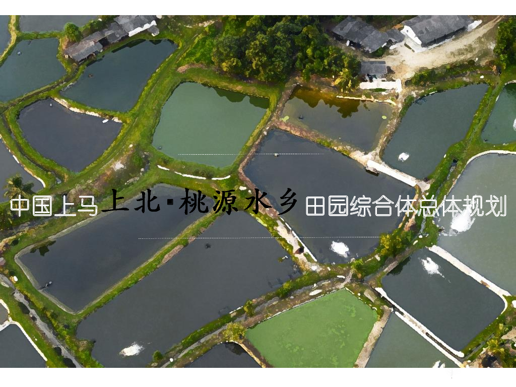 [青岛]中国上马上北·桃源水乡振兴田园综合体总体规划【美丽乡村】