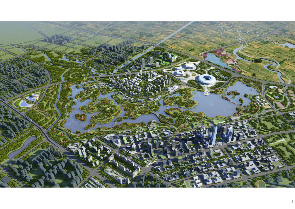 灵秀山色+一湖三岸东安湖片区城市设计方案