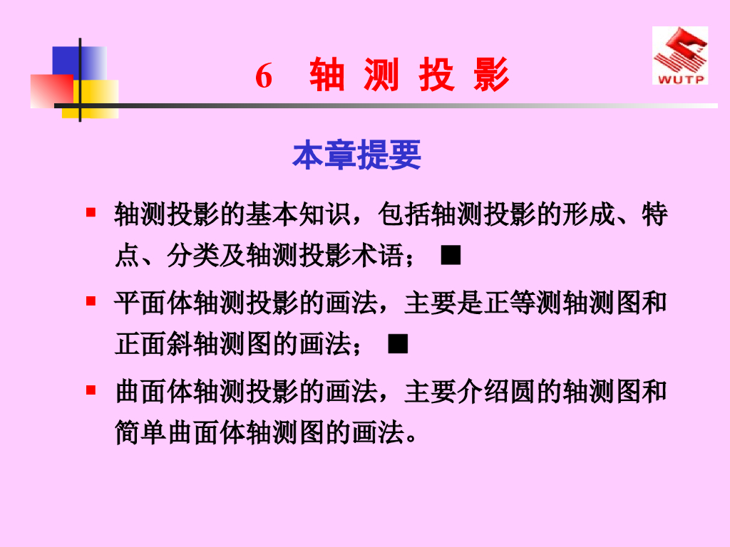 轴侧投影知识讲解