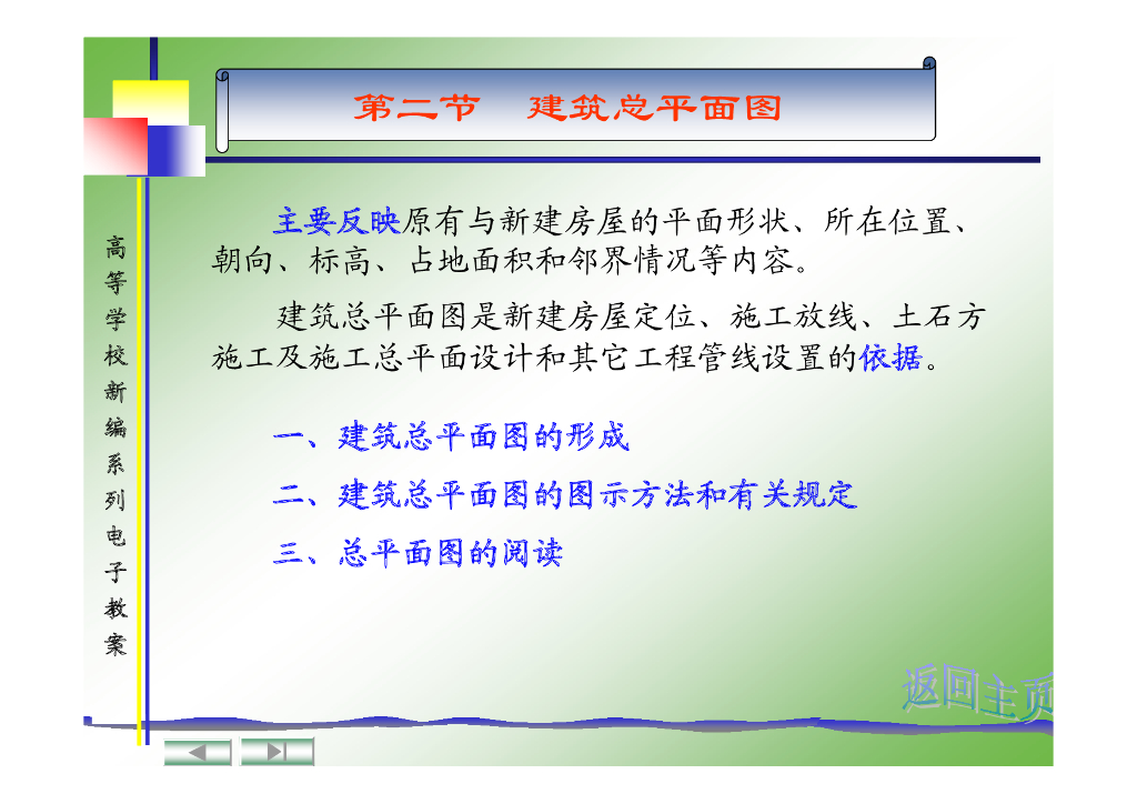 建筑总平面图的图示方法及识图