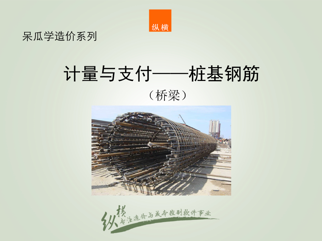 桥梁工程之桩基钢筋计量与支付课程培训讲义